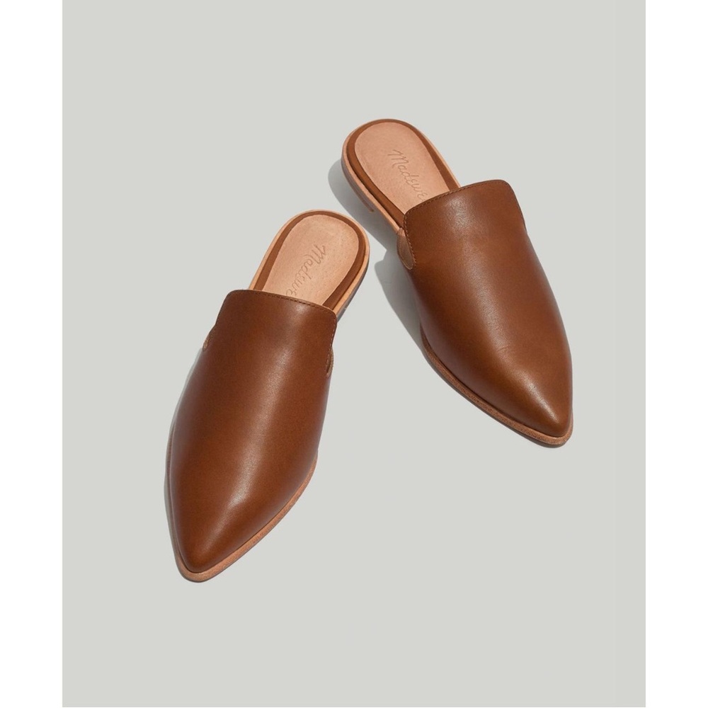 Madewell The Gemma Mule in Leather